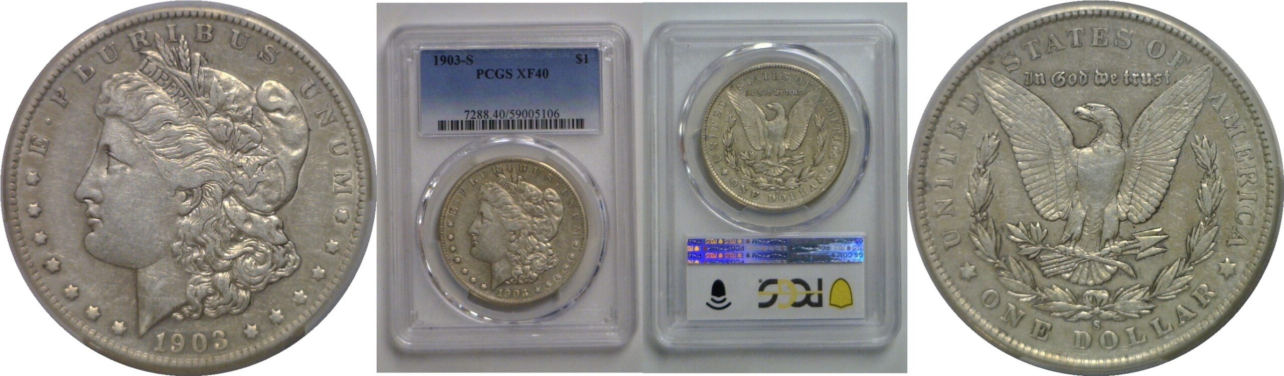 1903-S Morgan Dollar    PCGS XF-40