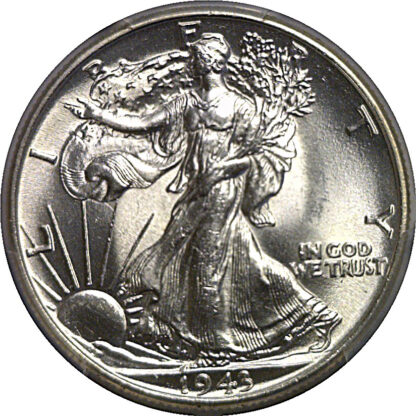 1943 Walking Liberty Half Dollar   PCGS MS-65 - Image 2