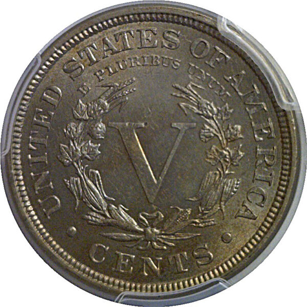 1883 With CENTS  Liberty Nickel   PCGS MS-63 - Image 3
