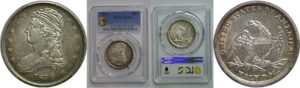 1838 Bust Half Dollar   PCGS AU-50