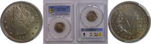 1883 With CENTS  Liberty Nickel   PCGS MS-63