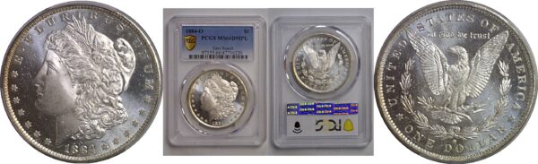 1884-O  Morgan Dollar    PCGS MS-66 DMPL