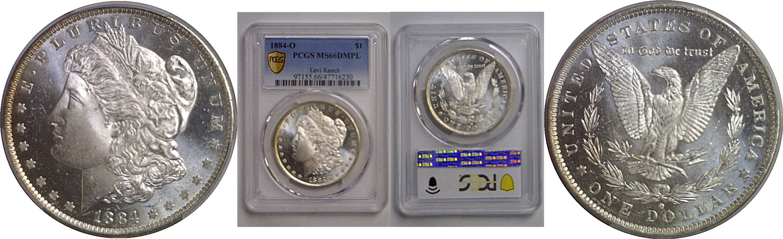1884-O  Morgan Dollar    PCGS MS-66 DMPL