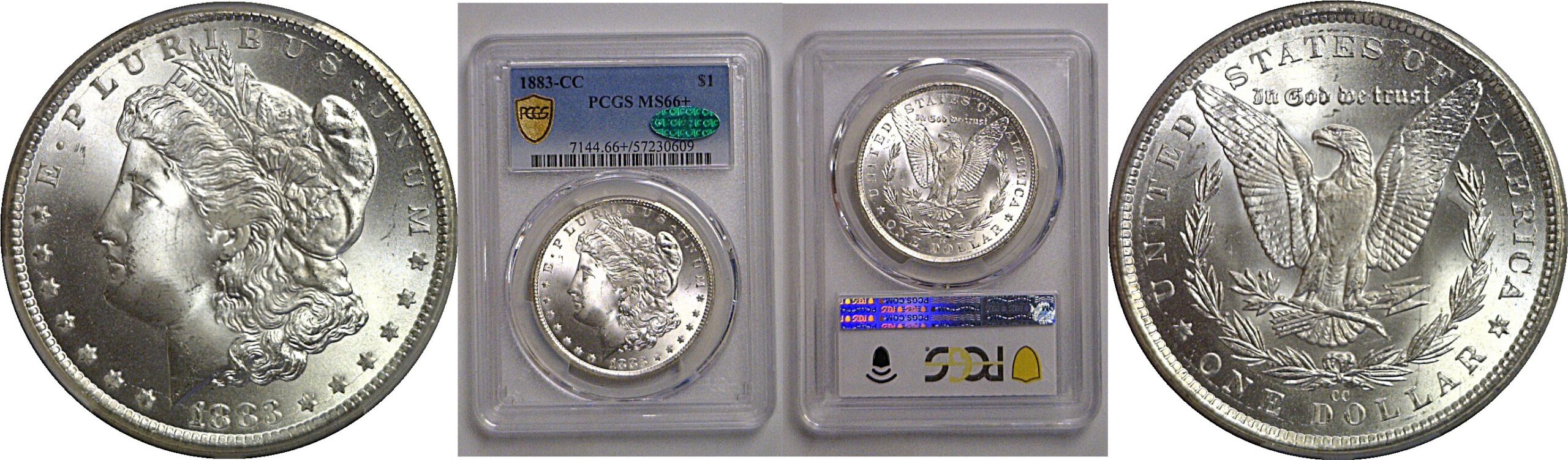 1883-CC Morgan Dollar   PCGS MS-66+  CAC