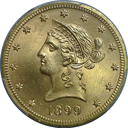 1899 $10 Liberty   PCGS MS-65 - Image 2