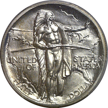 1938-S Oregon Trail Commemorative Half Dollar   PCGS MS-67  CAC - Image 2