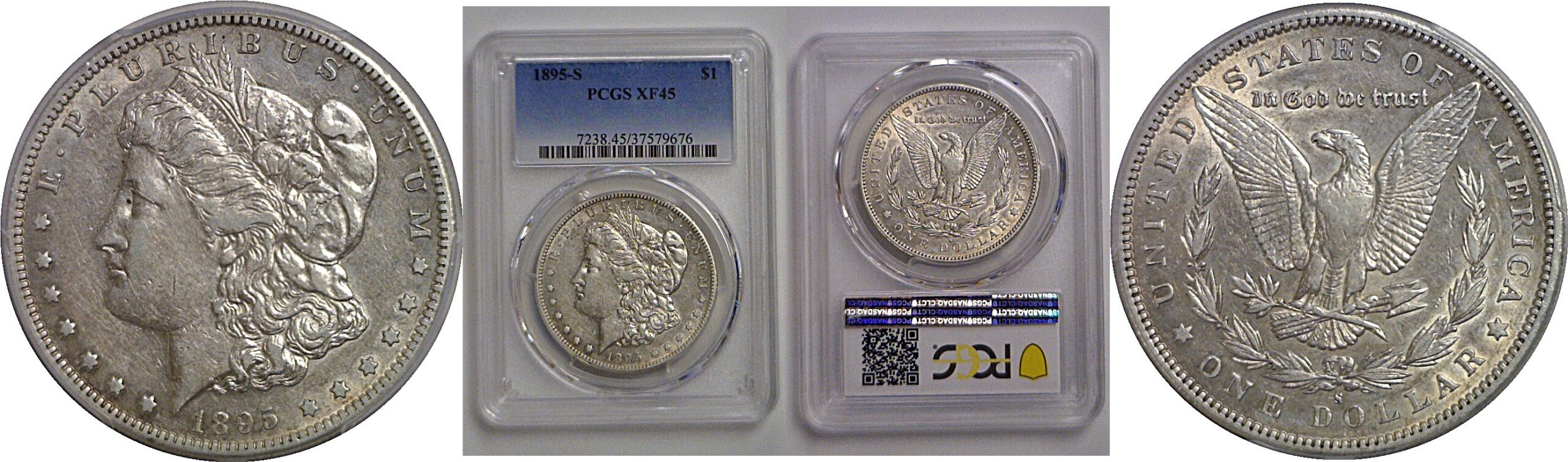 1895-S Morgan Dollar    PCGS XF-45