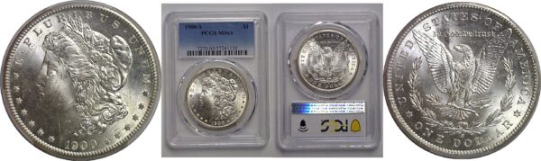 1900-S Morgan Dollar   PCGS MS-65