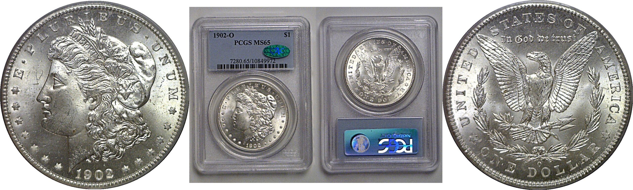 1902-O Morgan Dollar   PCGS MS-65  CAC