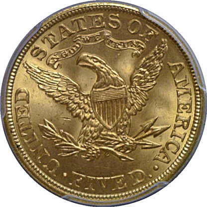 1906 $5 Liberty   PCGS MS-66 - Image 3