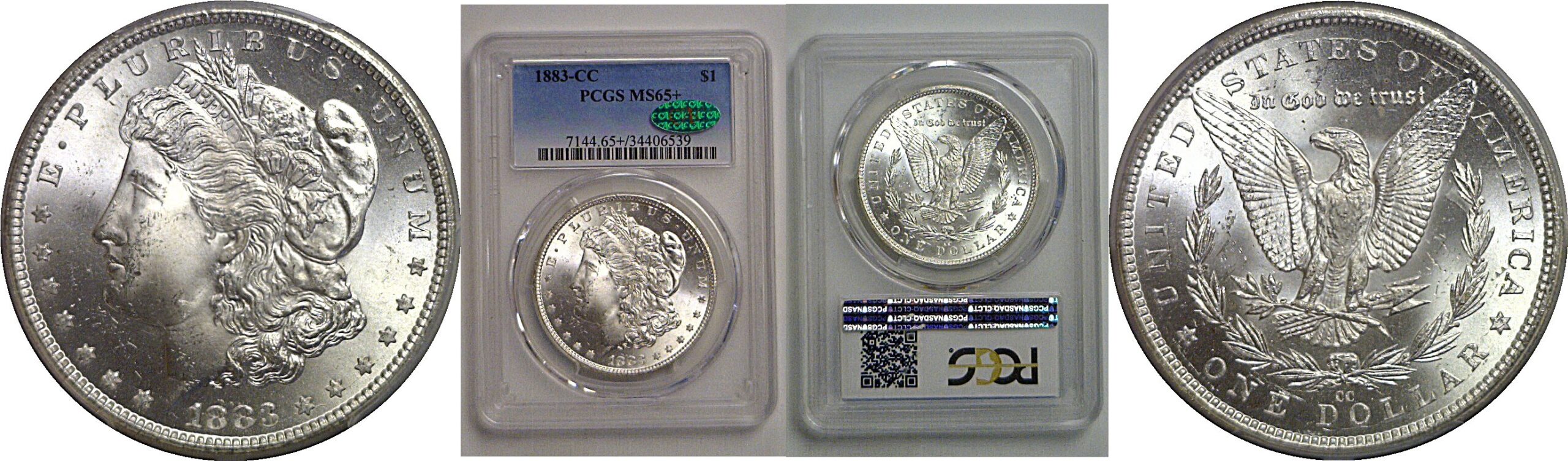 1883-CC Morgan Dollar   PCGS MS-65+  CAC