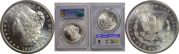 1891-S Morgan Dollar    PCGS MS-65+ PL  CAC