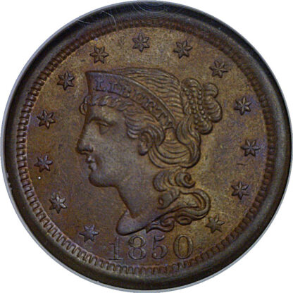 1850 Large Cent   NGC MS-63 - Image 2