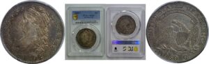 1808/7 Bust Half Dollar    PCGS XF-45