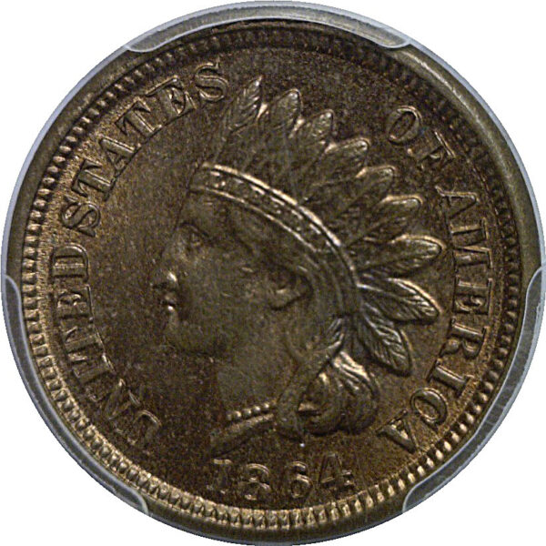 1864 Copper-Nickel  Indian Head Cent   PCGS MS-63 - Image 2