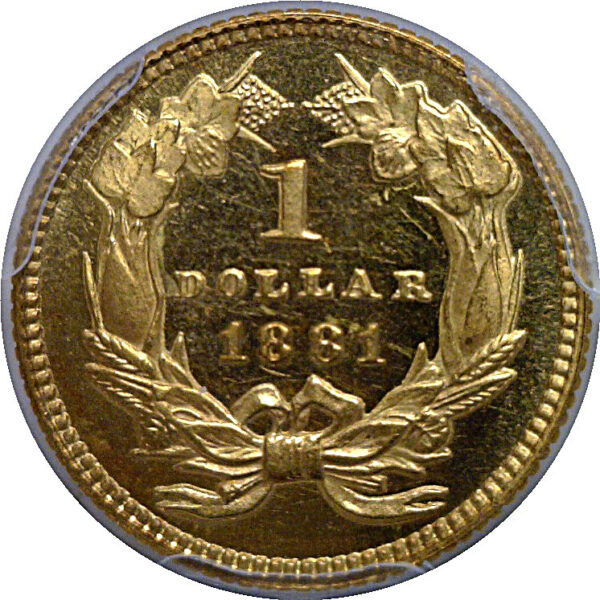 1881 One Dollar Gold Coin    PCGS PR-64 DCAM CAC - Image 3
