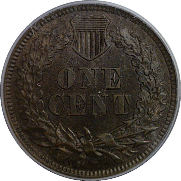 1863 Pattern Indian Head Cent  Judd-299   PCGS PR-65 RB - Image 3