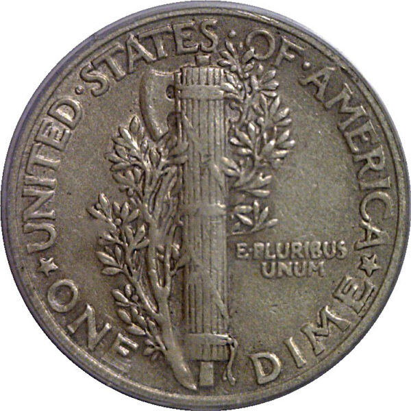 1942/1 Mercury Dime   PCGS XF-40  CAC - Image 3