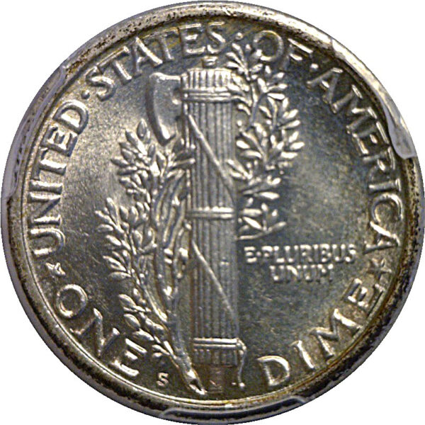 1926-S Mercury Dime   PCGS Genuine - Image 3