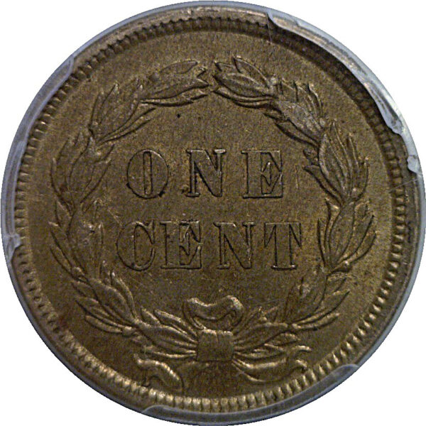 1859 Indian Head Cent   PCGS AU-58  CAC - Image 3