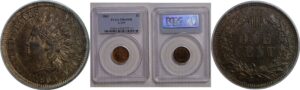 1863 Pattern Indian Head Cent  Judd-299   PCGS PR-65 RB
