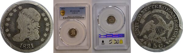 1831 Bust Half Dime   PCGS G-6
