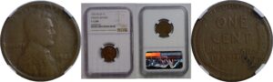 1922 No D  Lincoln Cent    NGC F-12