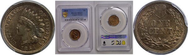1864 Copper-Nickel  Indian Head Cent   PCGS MS-63