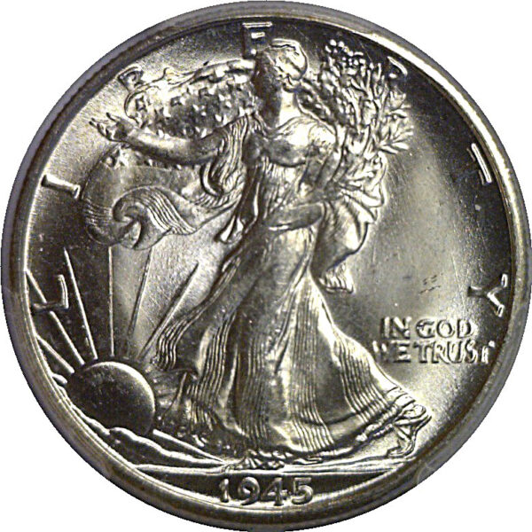 1945-D Walking Liberty Half Dollar   PCGS MS-66 - Image 2