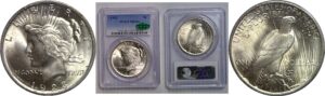 1923 Peace Dollar   PCGS MS-66+  CAC