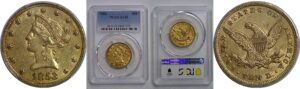 1853 $10 Liberty   PCGS XF-45