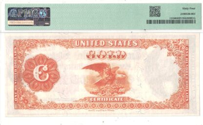 1922 $100 Gold Certificate Fr-1215 PMG Choice CU-64 - Image 3
