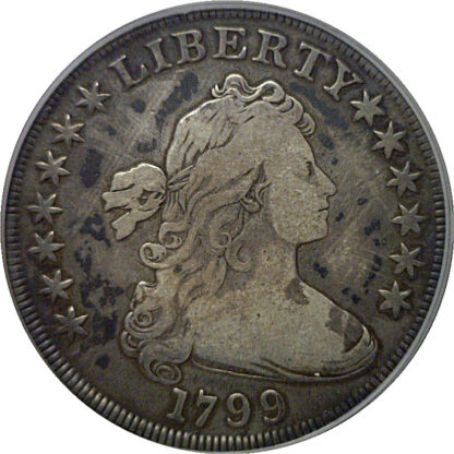 1799 Bust Dollar   PCGS VG-8 - Image 2