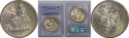 1874-S Trade Dollar   PCGS MS-61