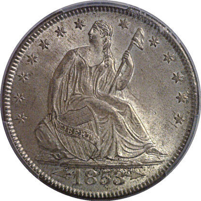 1853  Seated Liberty Half Dollar   PCGS MS-65 - Image 2