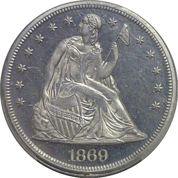 1869 Pattern Dollar  Judd-764   PCGS PR-65 CAM - Image 2