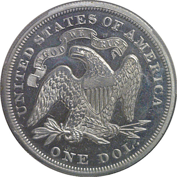 1869 Pattern Dollar  Judd-764   PCGS PR-65 CAM - Image 3