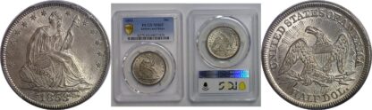 1853  Seated Liberty Half Dollar   PCGS MS-65