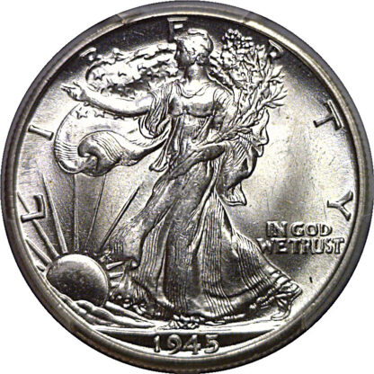 1945-D Walking Liberty Half Dollar   PCGS MS-65 - Image 2