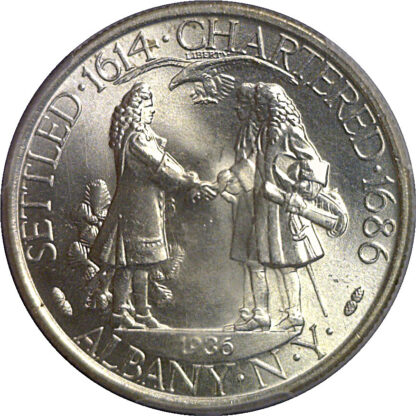 1936 Albany Commemorative Half Dollar   PCGS MS-66 - Image 3