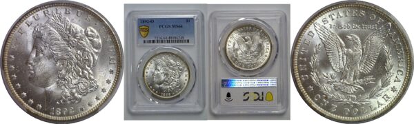 1892-O  Morgan Dollar   PCGS MS-64