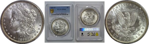 1892-O  Morgan Dollar   PCGS MS-64