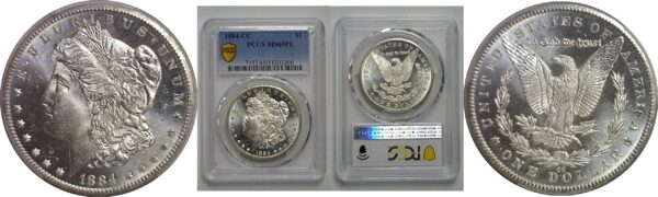 1884-CC Morgan Dollar   PCGS MS-65 PL