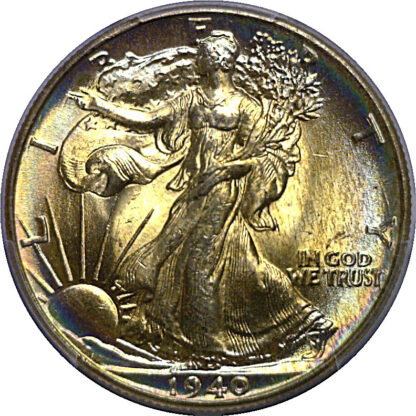 1940 Walking Liberty Half Dollar   PCGS MS-67+  CAC - Image 2