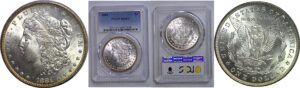 1881 Morgan  Dollar    PCGS MS-65