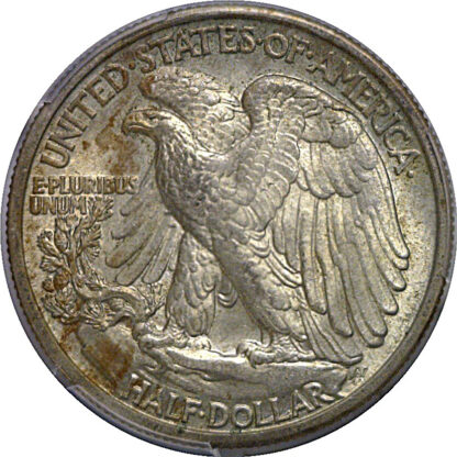 1918  Walking Liberty Half Dollar   PCGS AU-58 - Image 3