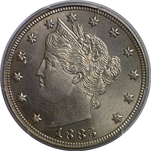 1883 No CENTS  Liberty Nickel   PCGS MS-65 - Image 2