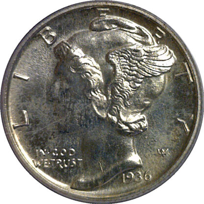 1936 Mercury Dime   PCGS PR-66 - Image 2