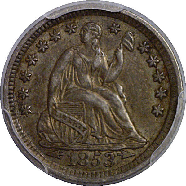 1853-O Seated Liberty Half Dime   PCGS XF-45 - Image 2