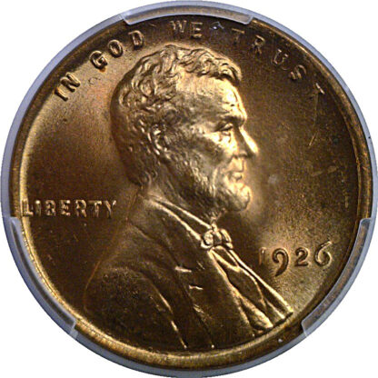 1926 Lincoln Cent   PCGS MS-66 RD - Image 2